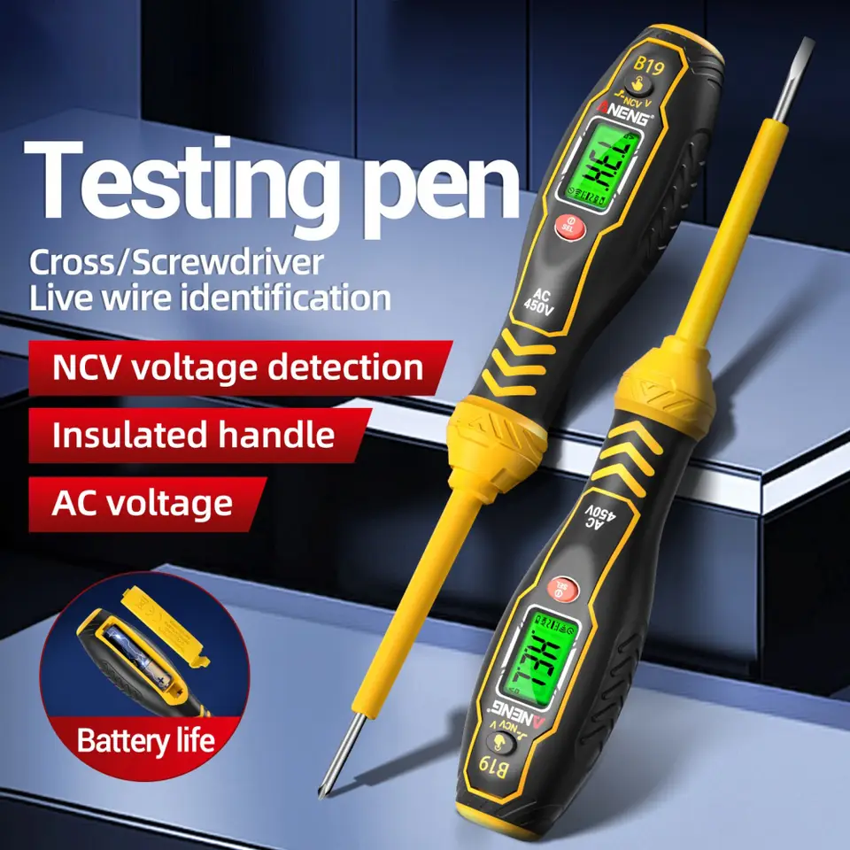 B16 Intelligent Sensing Digital Measuring Pen Non-Contact 30V-1000V Voltage Detector NCV Voltage Probing Tester Meter Tools image 4