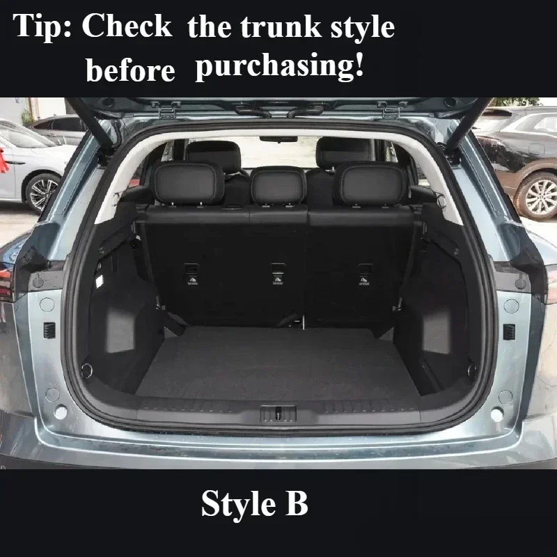 REAR TRUNK MAT Boot Liner Cargo Floor Carpet Mat For VW Tiguan II MK2