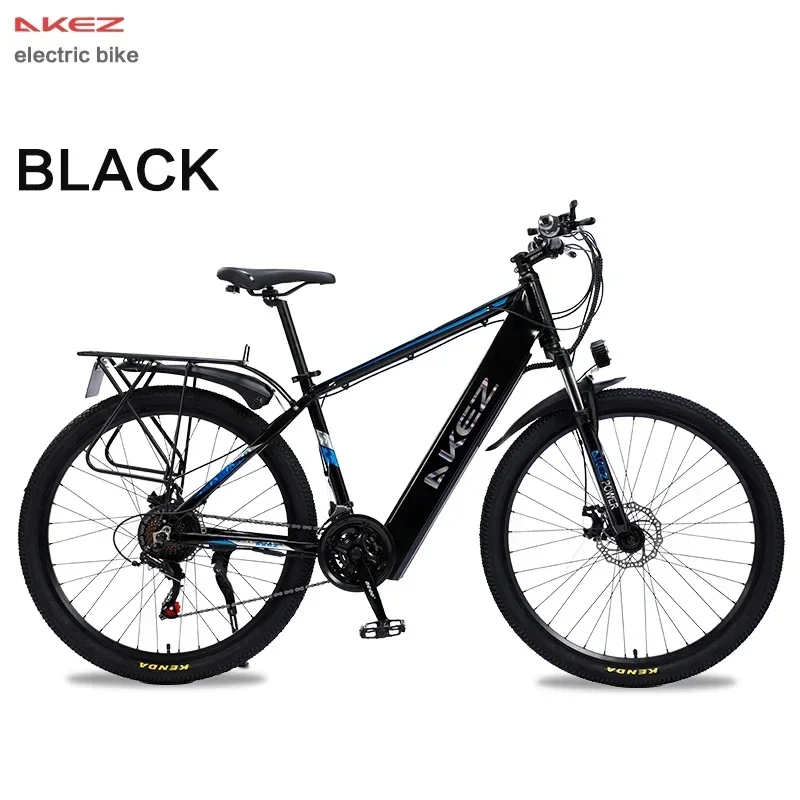 Новий електричний велосипед 350 Вт двигун 36V10.4AH акумулятор 27.5 тонкі шини Гірський сніг Транспорт Міський електровелосипед 21 швидкість Електричний велосипед