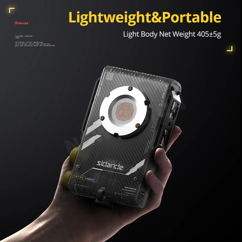 SIDANDE Q100C 100W Quantum Series Q100 Full Color RGB Portable Outdoor Photography Fill Light Live Lighting Spotlight+APP contro 3