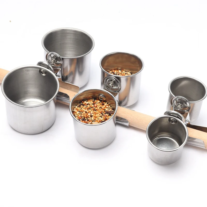 Parrot Feeding Bowl 1PCS Stainless Steel With Clamp Holder