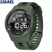 SMAEL 8105 Digital Watches Sports LED Wristwatches Men’s 50m Waterproof Watch Digital Light Stopwatch Watch for Men