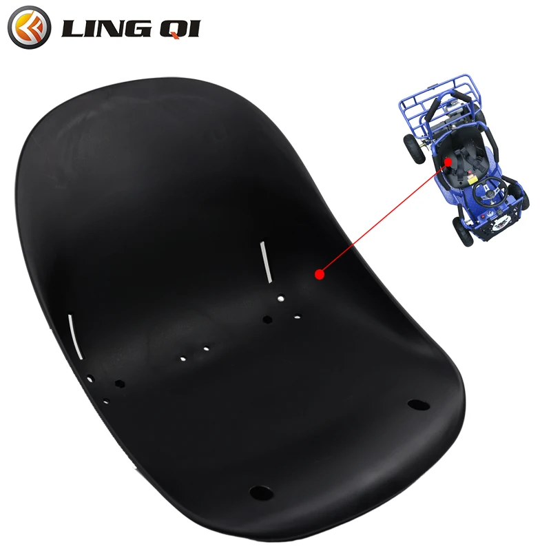 LING QI Go Kart Car Seat Racing Cart Sports Replacement Parts Professional Kart ATV Car Saddle For DIY PP Drift Trikes