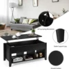 Lift Top Coffee Table, Wood Home Living Room Modern Lift Top Storage Coffee Table w/Hidden Compartment Lift Tabletop Furniture 6