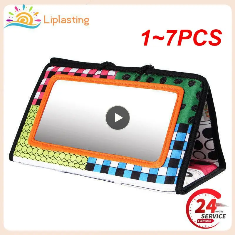 

1~7PCS Baby Rear Facing Mirror Cloth Book Car Back Seat Rearview Mirror Car Safety Kids Monitor Hanging Pendant Toys Gifts