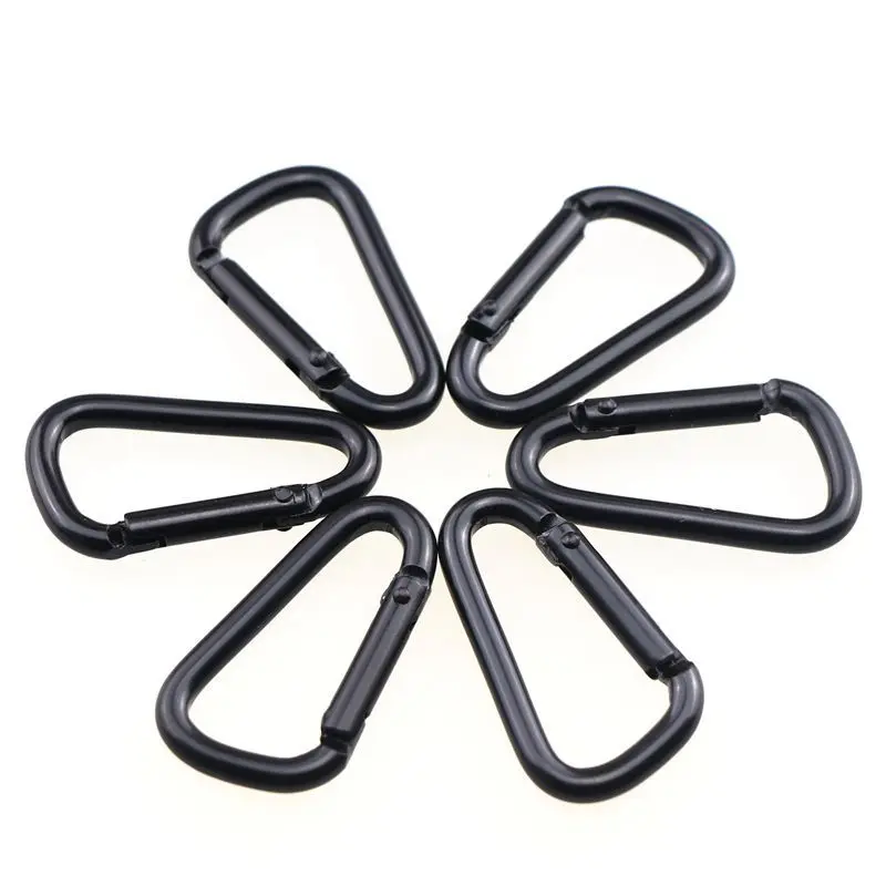 

1Pc D-Ring Key Chain Clip Aluminum Carabiner Camping Keyring Safety Snap Hook Buckle Outdoor Tool Travel Kit