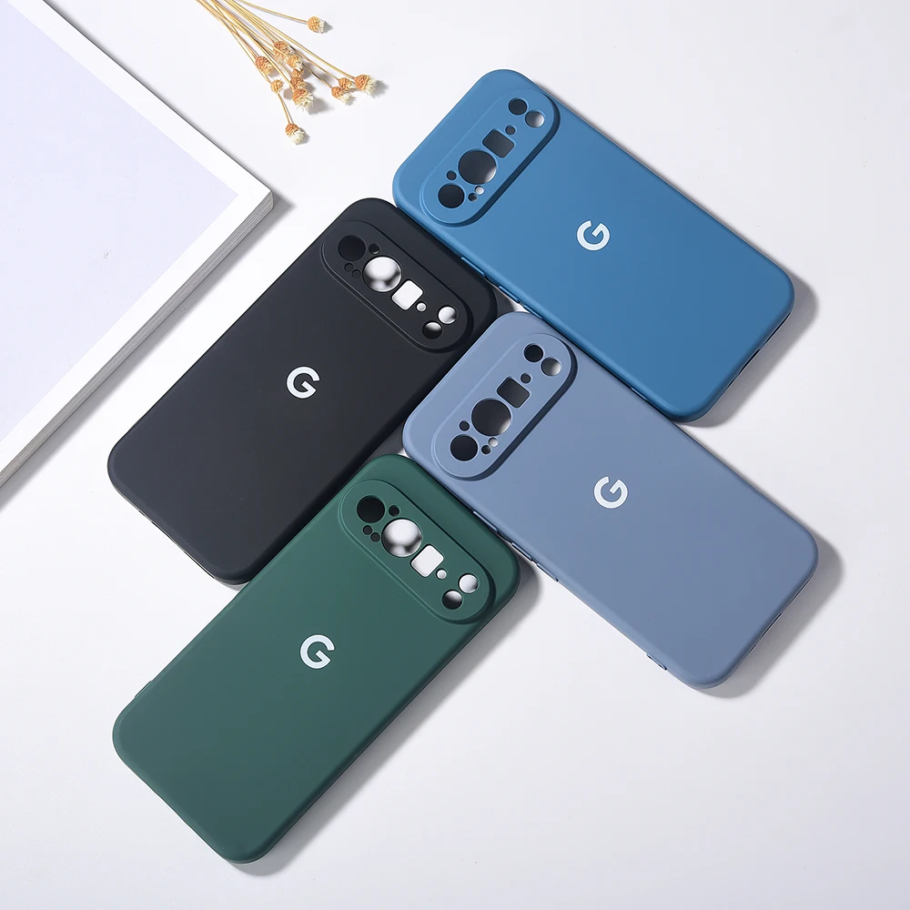 Enhanced Shockproof Liquid Silicone TPU Phone Case - Soft Protective Cover