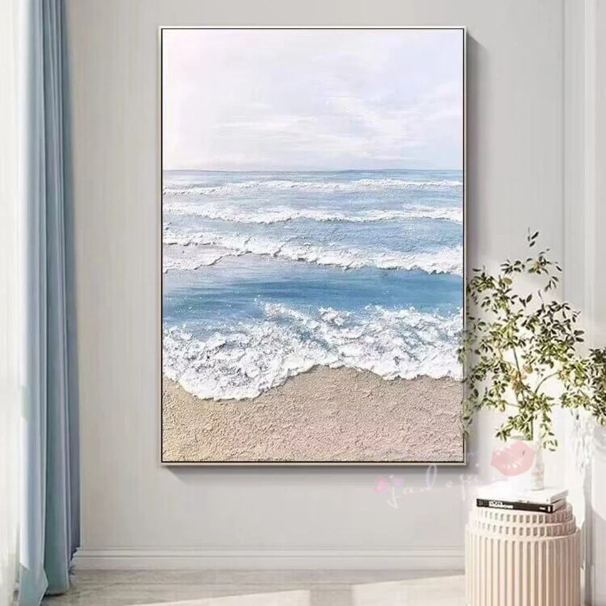 

Скандинавская искусственная картина маслом ручной работы для украшения дома, спальни, столовой, гостиной, дивана