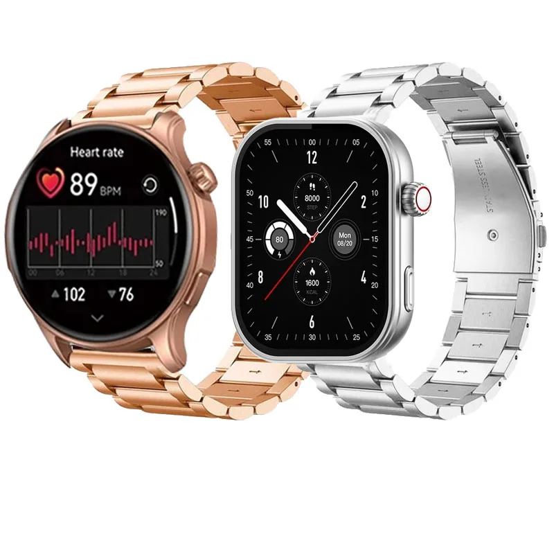 금속 스테인레스 스틸 스트랩, Zeblaze Btalk Plus, Btalk 3 Pro, Btalk 2 Lite 스마트 워치 손목 밴드, 시계 밴드 팔찌 액세서리