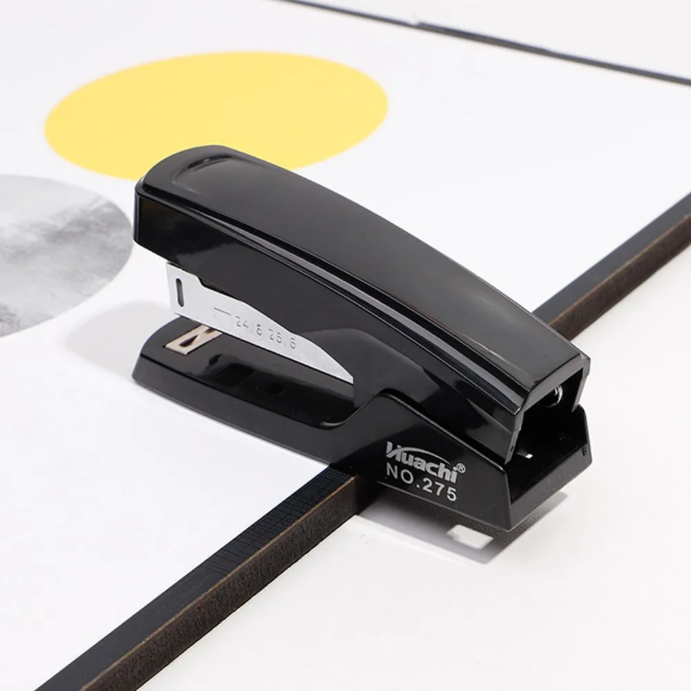 노동력 절약형 금속 스테이플러, 휴대용 종이 스테이플링 기계, 책상 문구용 스테이플러, 그레이, 블랙