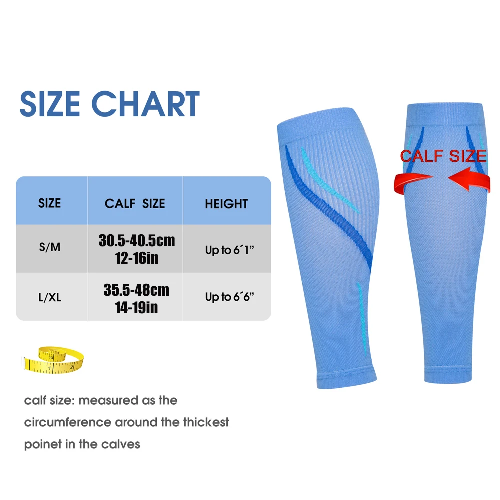 Sports Leg Calf Compression Sleeves 1Pair Running Basketball Football Calf Support Shin Guard Leg Warmers Cycling UV Protection calf compression sleeves,calf compression sleeve