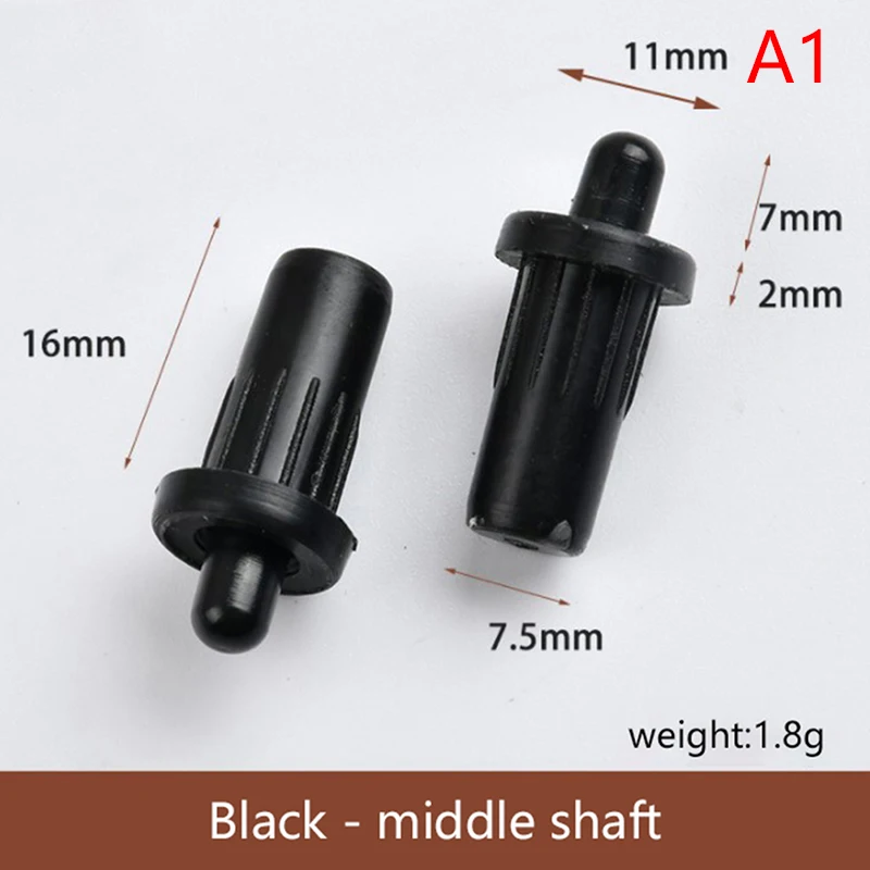 10PCS Concealed Buffer Spring Cabinet Door Spring Pin Upper Lower Central Axis Shaft Connector Furniture Hardware Accessories