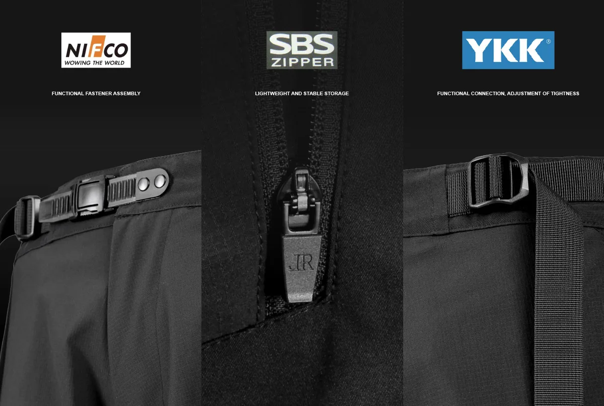 Reindee lusion 22ss Functional structural loose pants waist adjustment 3d cut design nylon techwear gorpcore