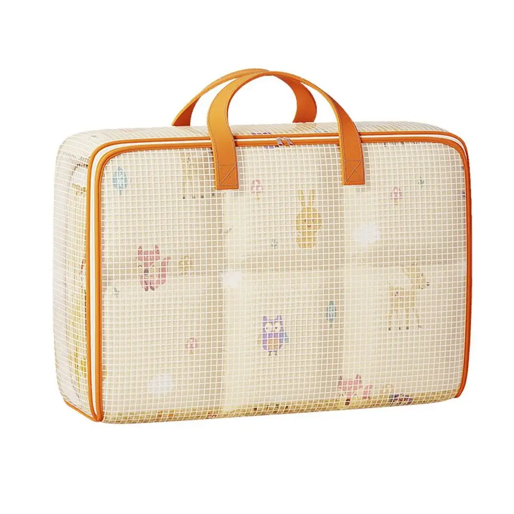 PVC Quilt Storage Bag with Handles Foldable Folding Storage Baskets Home Storage Organization Closet Organizer 2