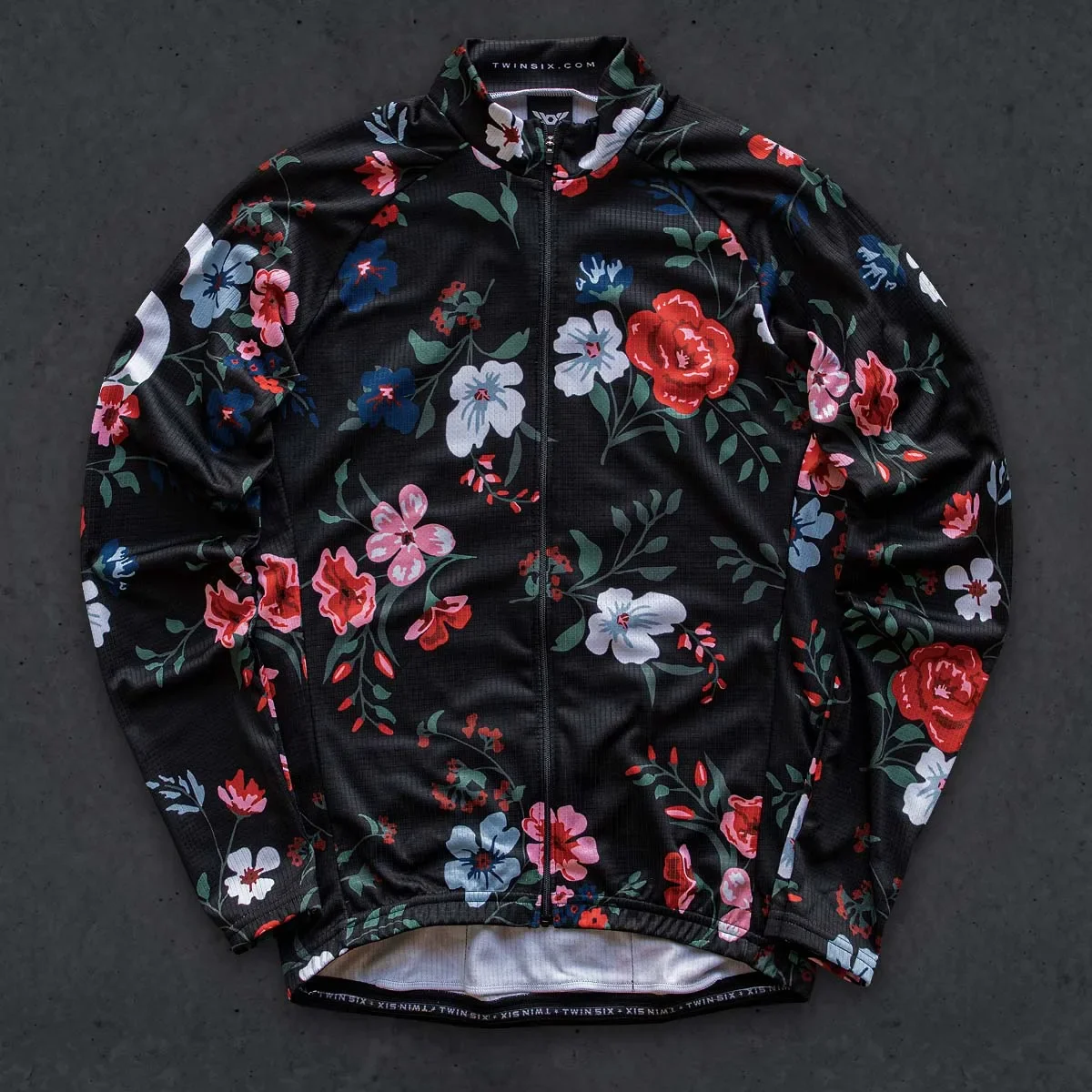 thumbnail image 1 of Twin Six 6 - Maillot de ciclismo para hombre, ropa de ciclismo de manga larga fina para exteriores, primavera y otoño, chaqueta ligera, 1 of 5