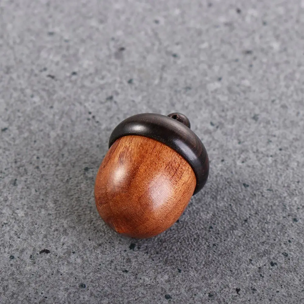 Medicine Pill Container 1pc Solid Wood Pill Box for Outdoor DIY