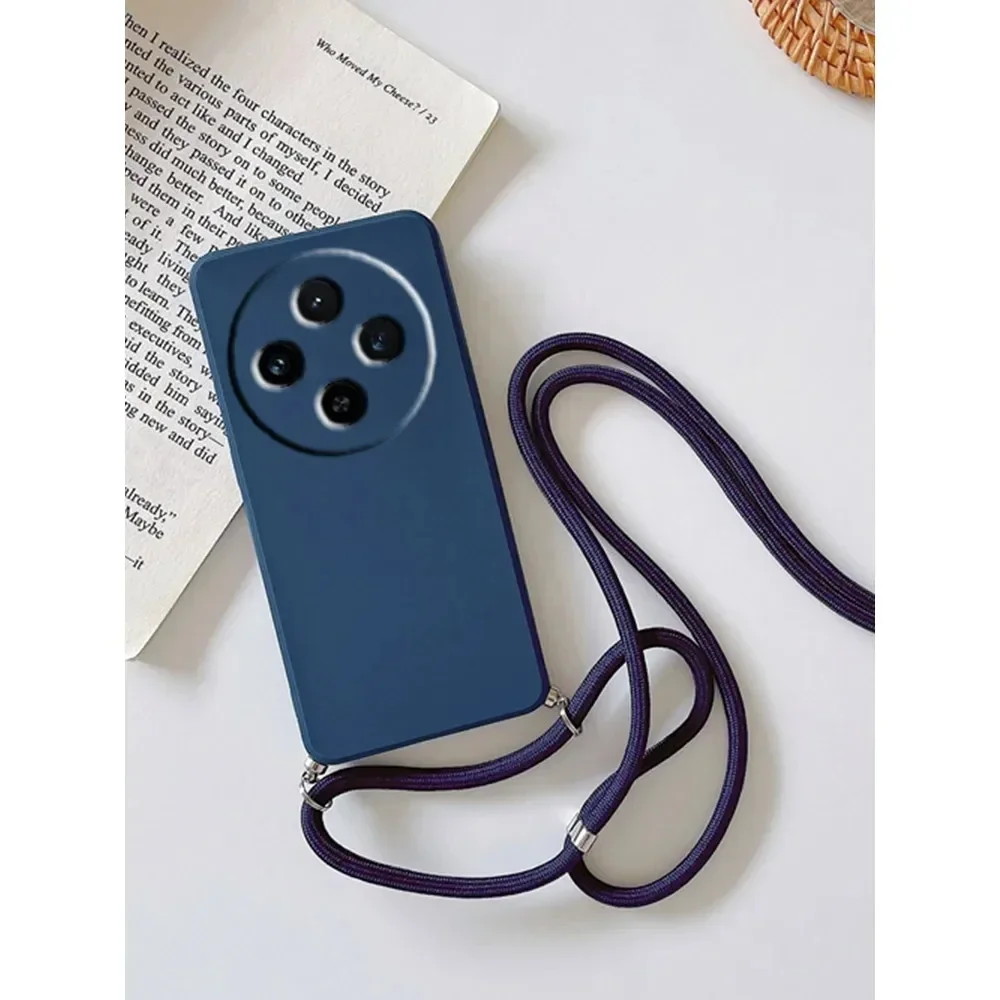 Crossbody Lanyard Silicone Phone Case with Camera Protection