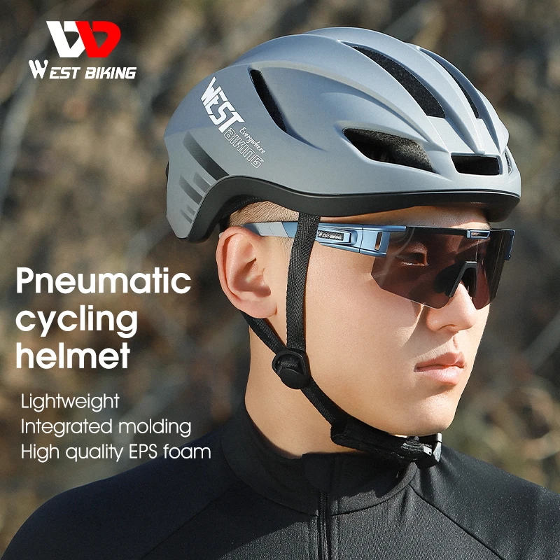 

WEST BIKING Bicycle Helmet Lightweight Pneumatic Bike Helmet Men Women MTB Mountain Road Ciclismo Cycling Helmets Safety Cap