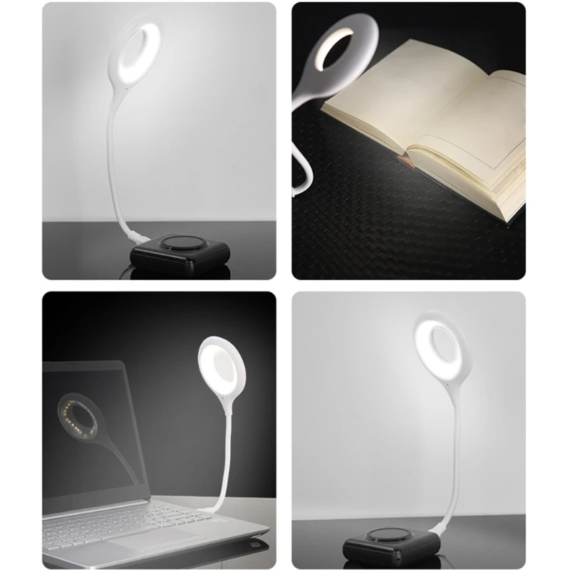 USB LED 책상 램프 테이블 램프 3색 모드 밝기 디밍 가능 사무실 램프 음성 K0AC