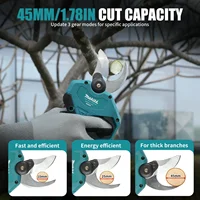 Sécateur sans fil Makita MPP569 18V sans balais : outil idéal pour une coupe facile et précise des arbres fruitiers et des branches dans les jardins 5