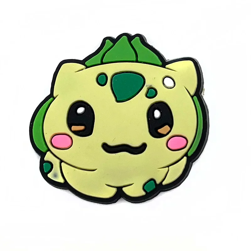 1-10pcs Pokemon Pikachu Shoe Charms for Sandals Decoration PVC Accessories For Christmas Birthday Gift Party Gifs