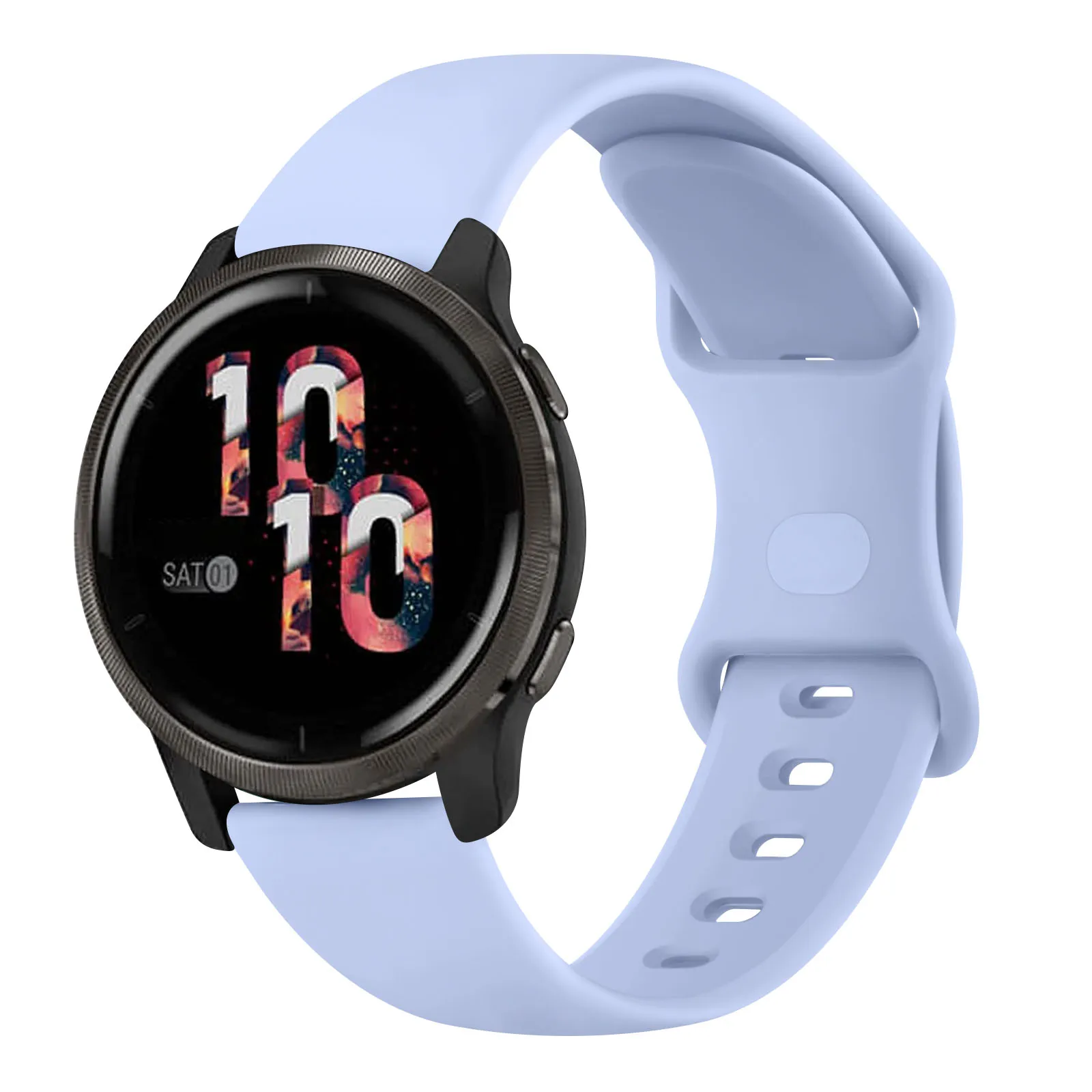 Versatile 20mm Silicone Watch Strap - Durable & Stylish Wristband Replacement