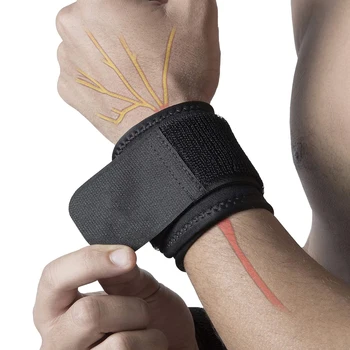 2-Pack Wrist Compression Straps – Support Braces for Sports & Injury Relief 1