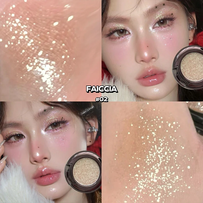 Chamäleon Lidschatten Palette Dunkelgrün Perlmutt Glitzer Make-up_voghion.com