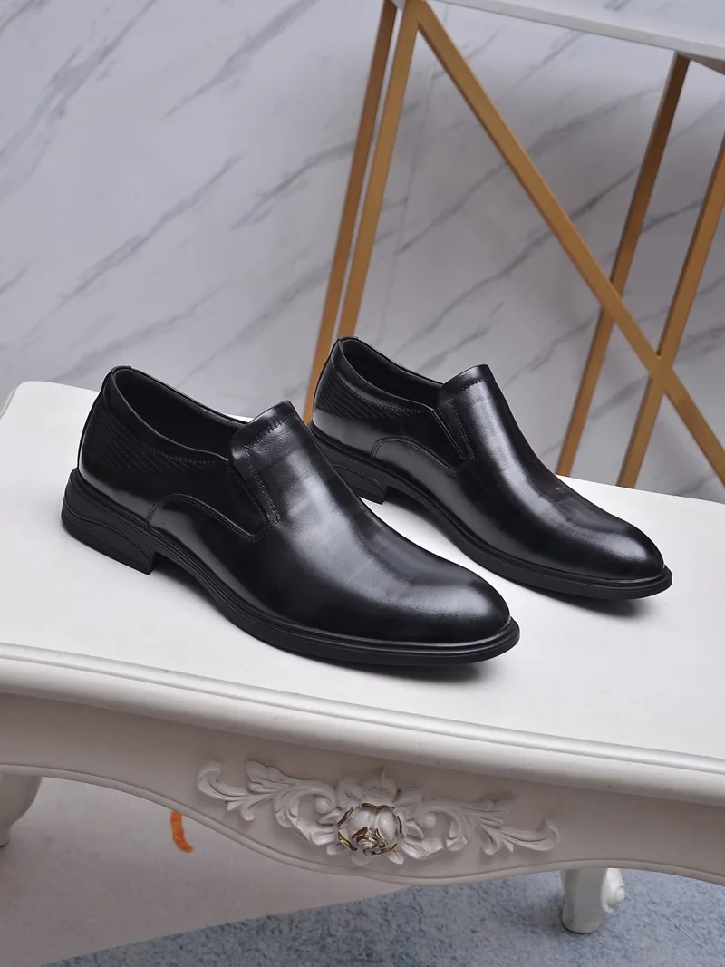 

New style Italy style Men's fashion Genuine leather classic business shoes Casual dress shoes