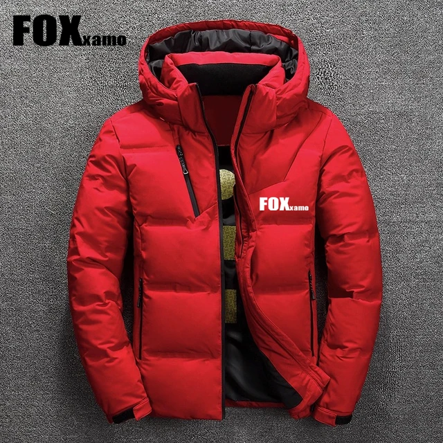 2023 New Cycling White Duck Down Fishing Jacket Warm Hooded Thick Puffer  Jacket Coat Keep Warm Thermal Winter Fishing Clothes - AliExpress