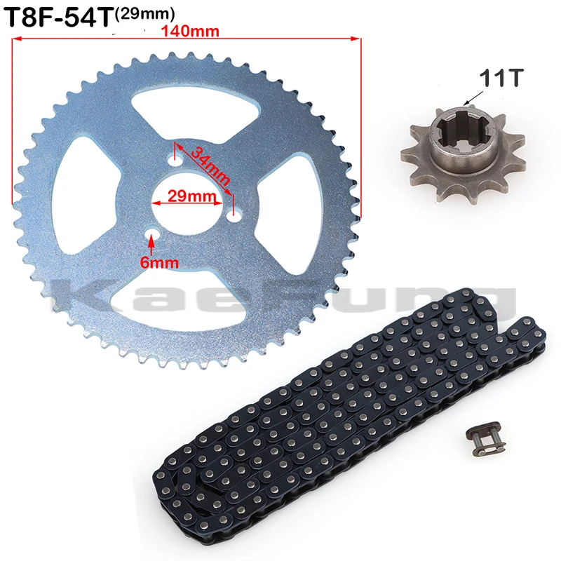 T8F 126 Links And 11tooth Chain Plate High Quality Fit Electric Gas Scooter ( Scooter Spare Parts) For Motorcycle Accessories scooter chain plate