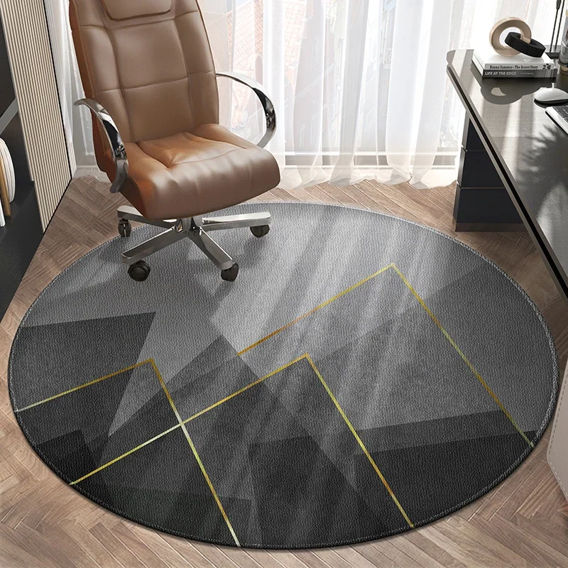 Round Carpet Home Bedroom Hanging Basket Non-slip Floor Mat Living Room Decoration Computer Chair Carpets Study Area Rug Large floor mat shaggy rugs