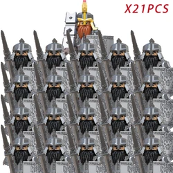 Medieval Fantasy Orc Commander Building Block Set (Lord fig 06)