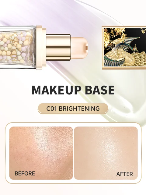 CATKIN Makeup Summer Palace Luxurious Toning & Illuminating Primer, a three-colour blend containing naturally derived ingredient