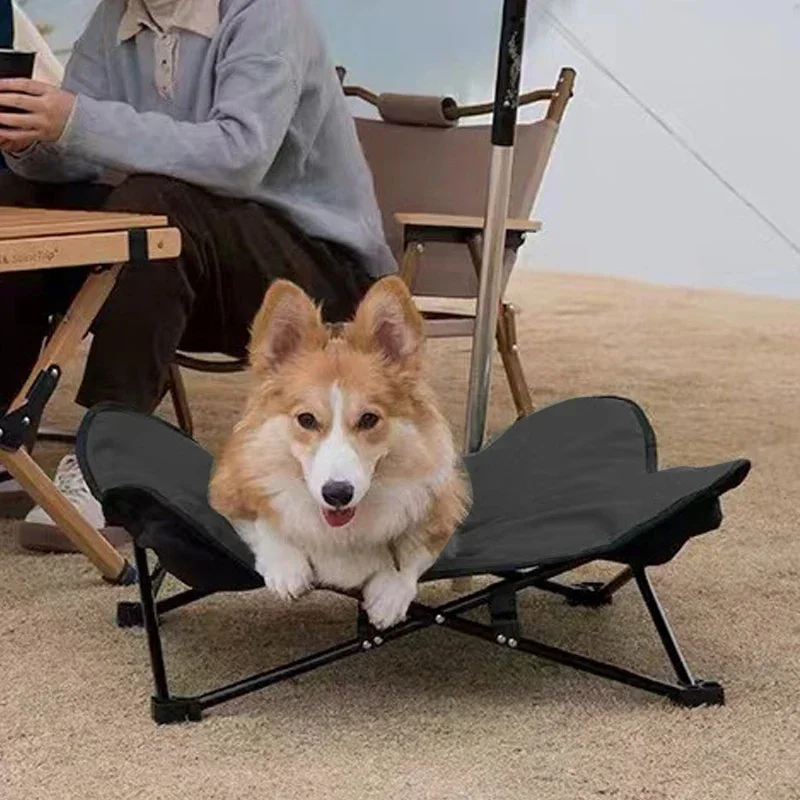 Camping Pet Bed Foldable Outdoor Folding Kennel Detachable Cat Dog Pads Portable