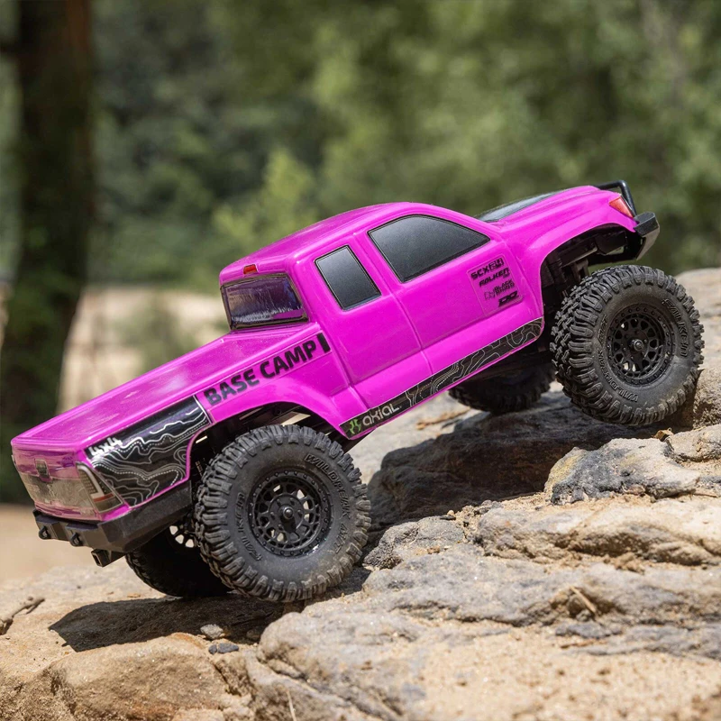 1/24 SCX24 Full Scale Simulation Base Camp Small Scale 4WD RTR Remote Control Model Climbing Car Toy 5