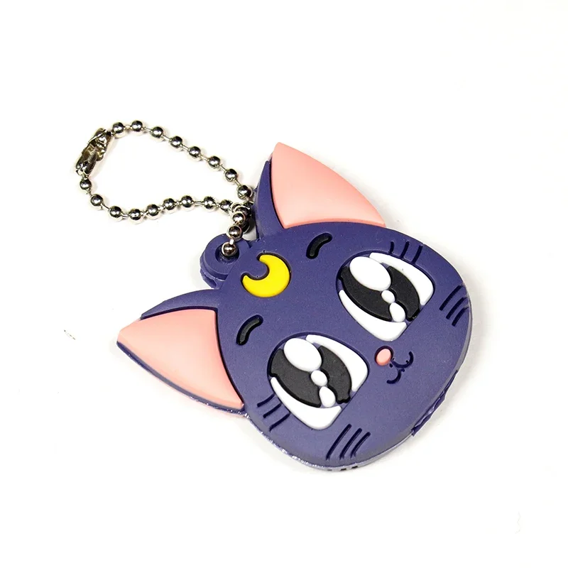 Anime Cosplay Props Moon Keychain Luna Purple Cat Cosplay Props Girls Key Accessories Card Captor Sakura Keyring anime cosplay accessories,anime cosplay props,key card accessories