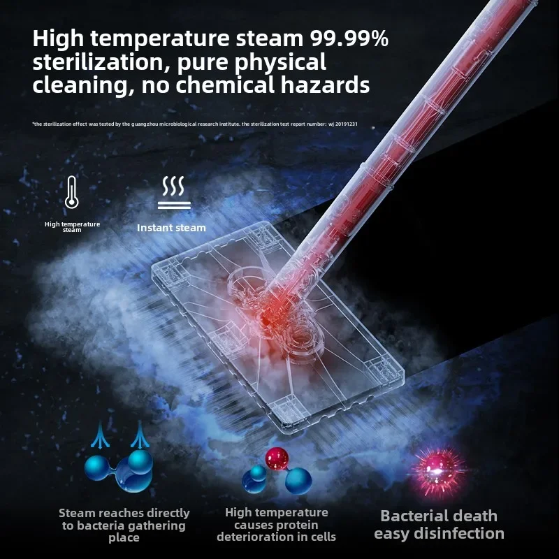 Deerma High Temperature Vacuum Cleaner ZQ610 Steam Multifunctional Household Vacuum Cleaner 5 Brushhead Floor Cleaning Machine 4