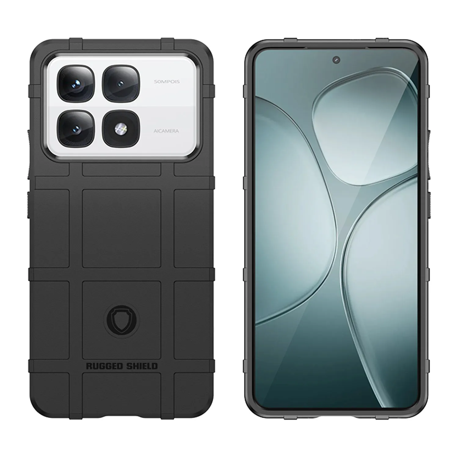 Premium Armor Shield Silicone Back Cover for Anti-Knock Protection