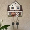 Bubu Dudu Wall Key Holder Cute Keychains Hanger Baby Yier Bear Panda Keyring for Accessories Bag Key Chain Fans Couple Gifts 3