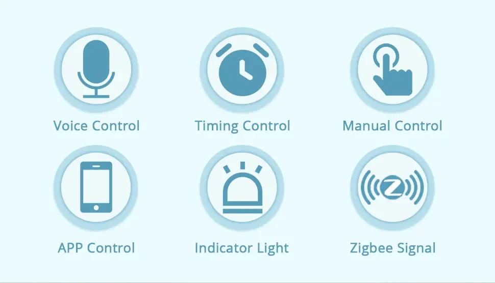 Zigbee Smart Fan Light Switch Neutral Required 1 Gang Touch Light Switch with Sl