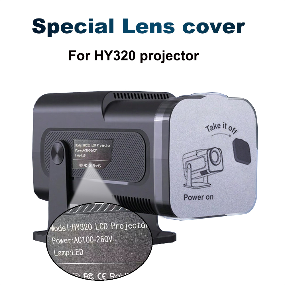 HY320 projector lens protection Cover Avoid dust Protection machine Projector specific cap Projection accessories HY320