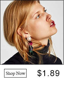 Meyfflin Frauen Kristall Ohrringe für Frauen Boucle D'oreille Schmuck Böhmischen Stud Ohrring Set Grün Tröpfchen Brincos 5 Pairs – Detail 3