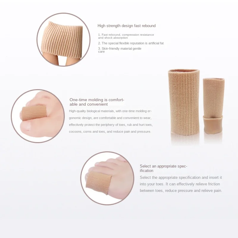 Fabric Toe Separator Finger Protector Applicator Corn Callus Remover Bunion Corrector Pedicure Tools Foot Care