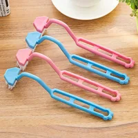 1pcs Portable Curved Bathroom Cleaning Brush Cleaning Accessories Bathroom Brush Angle Handle Curved Brush Toilet Brush 6