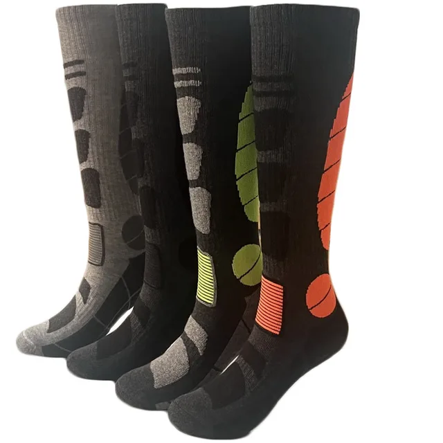 Introducing the 1 Pair Merino Wool Ski Sock: The Ultimate Winter Thermal Sock