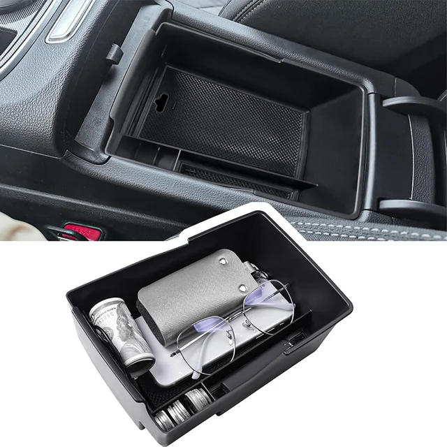 Center Console Organizer Tray For Hyundai Santa Fe TM 2021 2022 Accessories Interior Secondary Armrest Storage Box