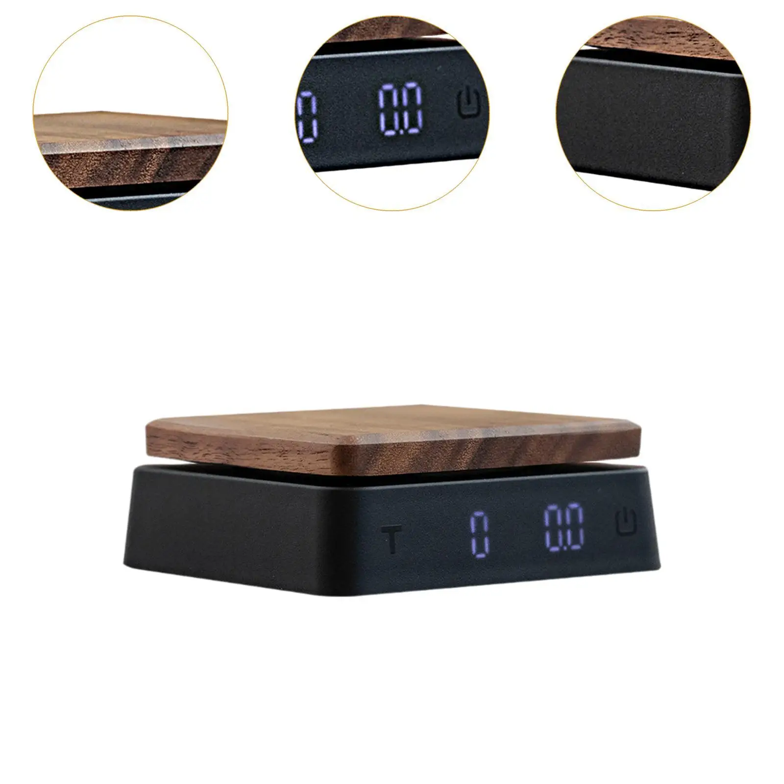 Coffee Scale with Timer High Precision Compact Kitchen Scale Small Food Scale Handheld Coffee Scale for Home Kitchen Coffee
