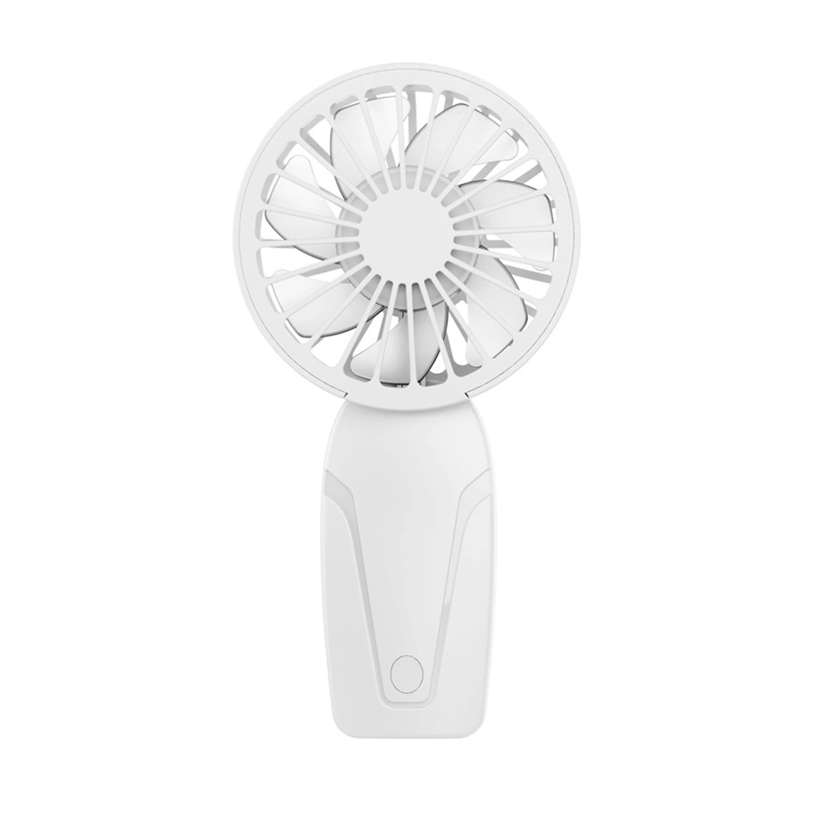 Compact USB Rechargeable Mini Fan - Lightweight, Portable, and Cute Design