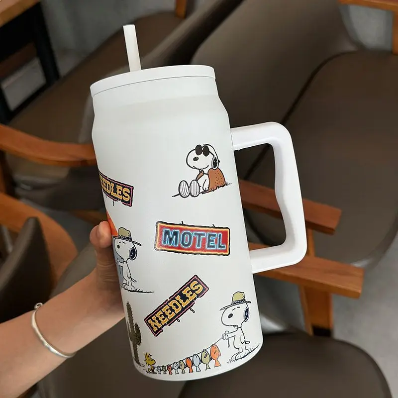 Snoopy Character Peripherals Large Capacity Stainless Steel